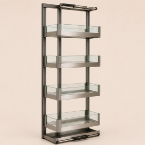 Glass Pantry Pull-Out Unit