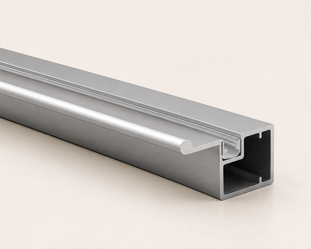 22mm Slim Glass Handle Profile