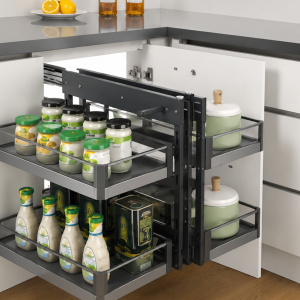 Magic Corner Glass Storage System