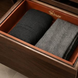 Leather Basket
