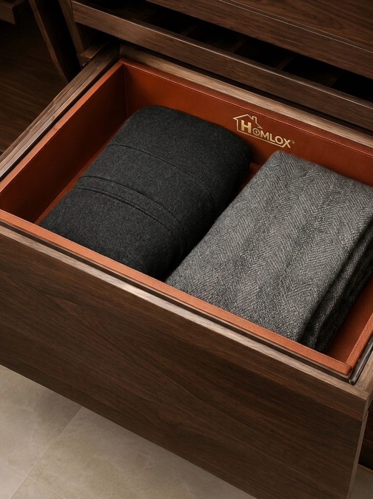 Leather Basket